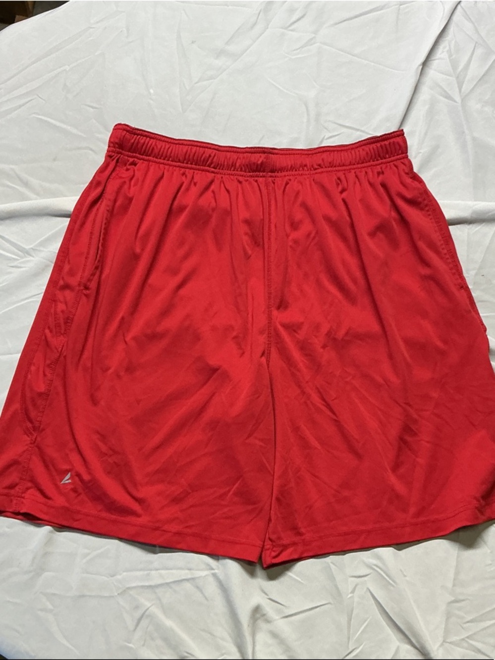 BSN Men's Athletic Red Training Shorts with Elastic Waist Sz XL 1009